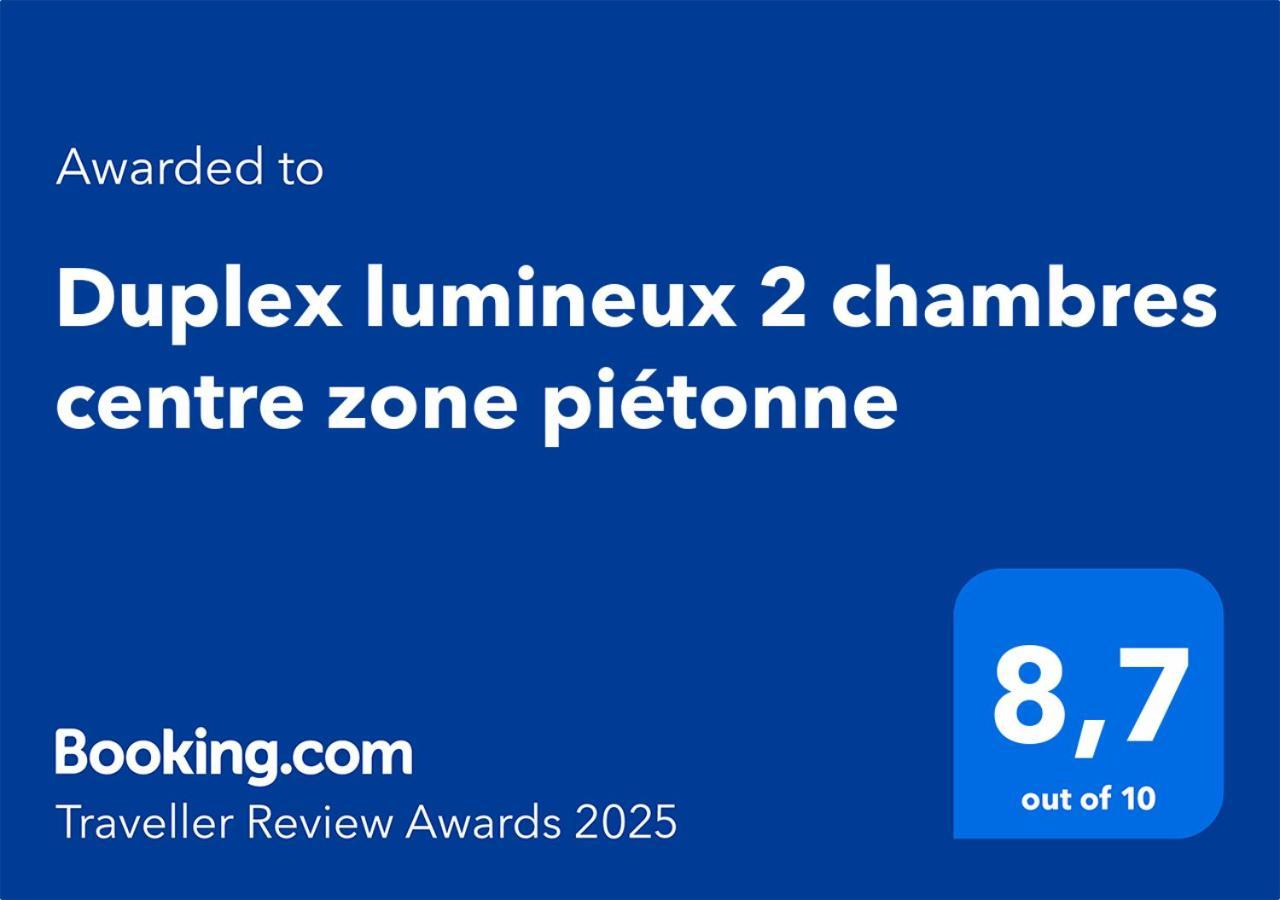 Duplex Lumineux 2 Chambres Centre Zone Pietonne Valence  Buitenkant foto